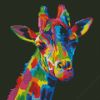 Colorful Giraffe Diamond Painting