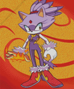 Cool Sonic Blaze Diamond Painting