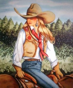Cowgirl Diamond Painting