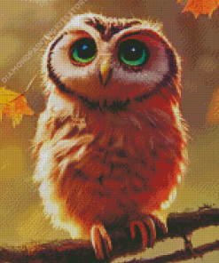 Cute Owl Diamond Painting