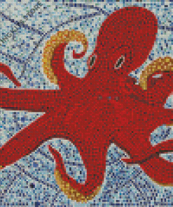Octopus Mosaic Diamond Painting