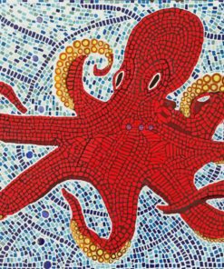 Octopus Mosaic Diamond Painting