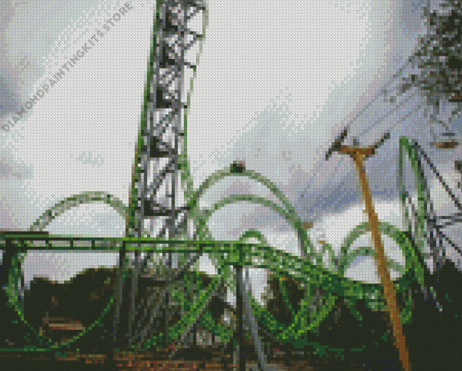 Roller Coasters Diamond Painting