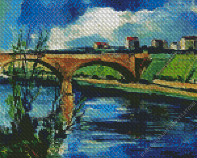 The Bridge at Chatou Diamond Painting