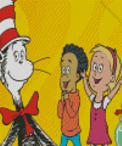 The Cat in the Hat Diamond Painting