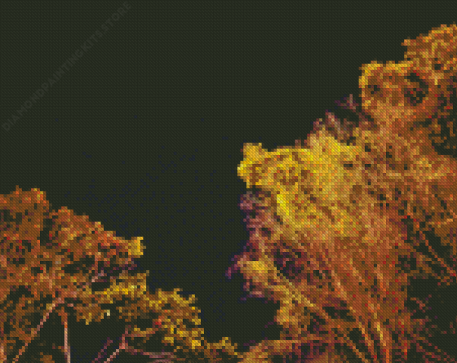 Tree In The Night Diamond Painting