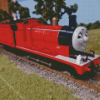 James the red engine Diamond Paints