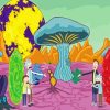 Landscape Rick and Morty Diamond By Numbers