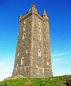 Scrabo Tower Diamond By Numbers