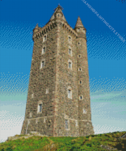 Scrabo Tower Diamond By Numbers
