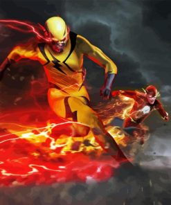 The reverse flash Diamond By Numbers
