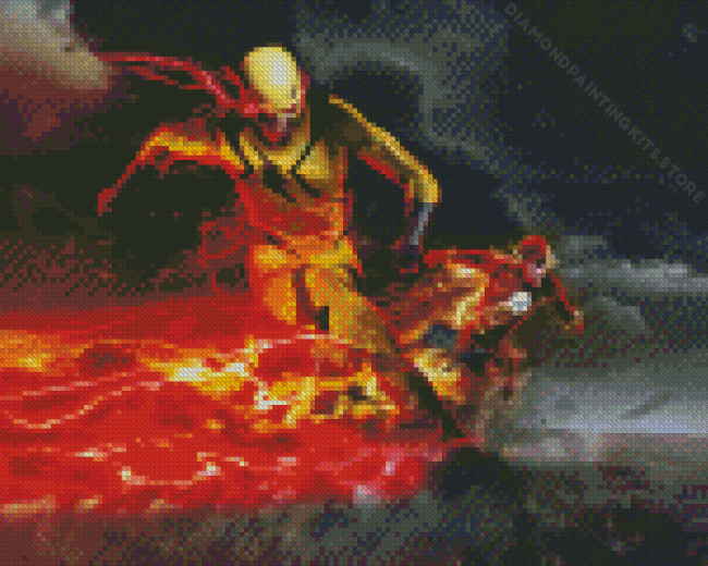 The reverse flash Diamond By Numbers