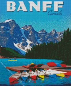 Banff Poster Diamond By Numbers