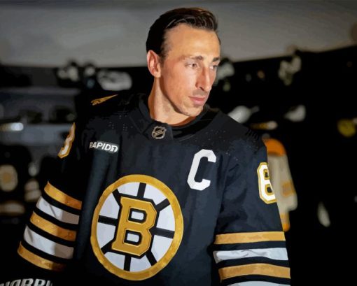 Brad Marchand Diamond By Numbers