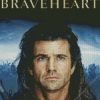 Mel Gibson braveheart Diamond By Numbers