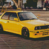 Yellow BMW E30 Diamond Dotz