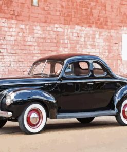 black car Ford 1940 Diamond By Numbers