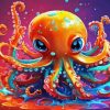 Colorful octopus Diamond Dotz
