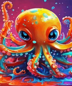 Colorful octopus Diamond Dotz
