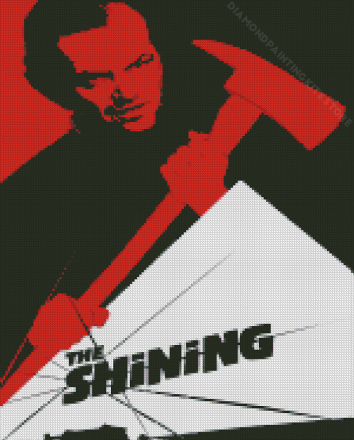 Illustration The Shining Poster Diamond With Numbers