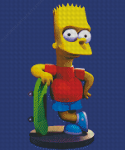 Simpsons bart Diamond By Numbers