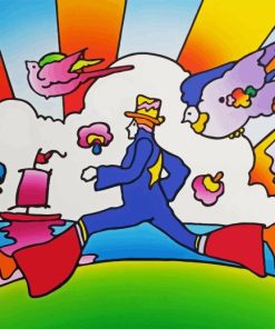 peter max Diamond By Numbers