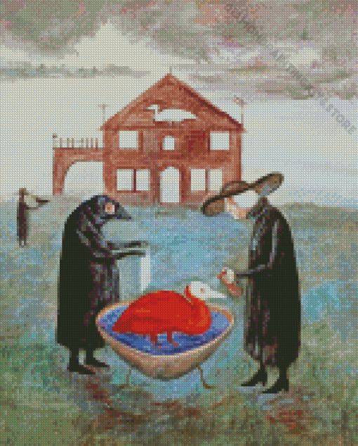 Bird Bath Leonora Carrington Diamond Paintings