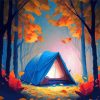 Fall Tent Camp Diamond Paintings