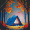 Fall Tent Camp Diamond Paintings