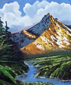 Forest And Mountain 5D Diamond Painting