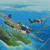 Grumman wildcat Diamond Paintings