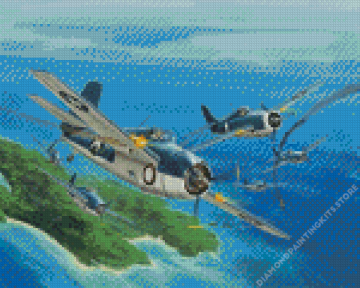 Grumman wildcat Diamond Paintings