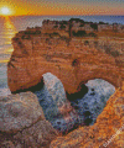 Heart Of The Algarve Beach 5D Diamond Painting