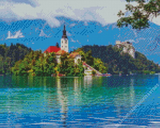 Lake bled Diamond Paintings