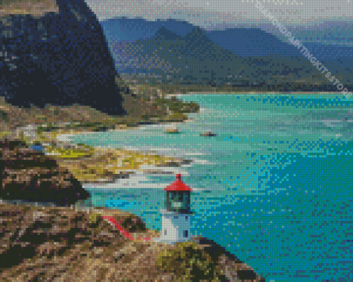 Makapuu Lighthouse 5D Diamond Painting