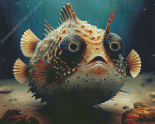 Puffer Fish 5D Diamond Painting