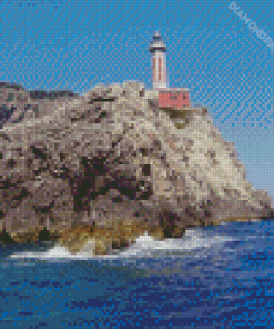 Punta Carena Lighthouse 5D Diamond Painting