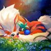 Sleepy Arcanine 5D Diamond Painting