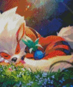 Sleepy Arcanine 5D Diamond Painting