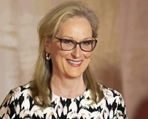 Actress Meryl Streep 5D Diamond Painting