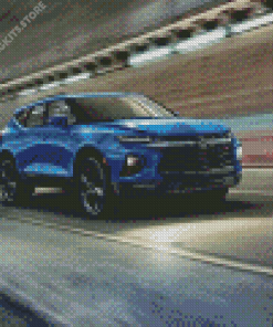 Blue Chevy Blazer 5D Diamond Painting