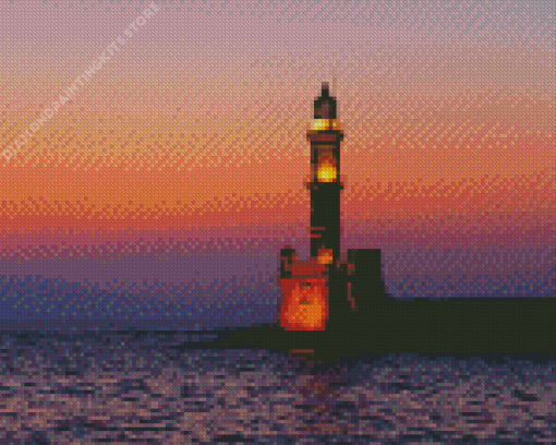 chania lighthouse Diamond Dotz