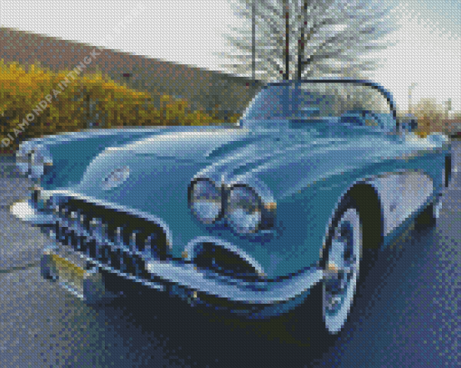 1960 Corvette 5D Diamond Painting