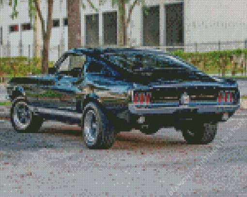 1967 Ford Mustang 5D Diamond Painting