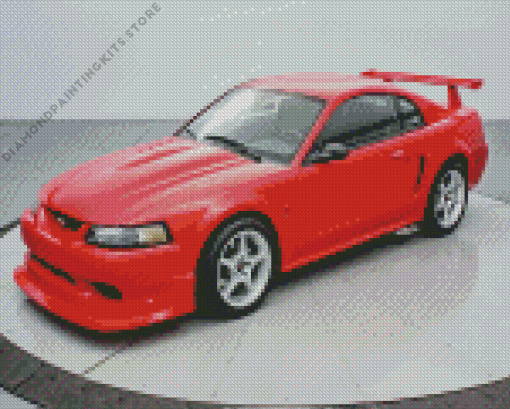 2000 Mustang 5D Diamond Painting