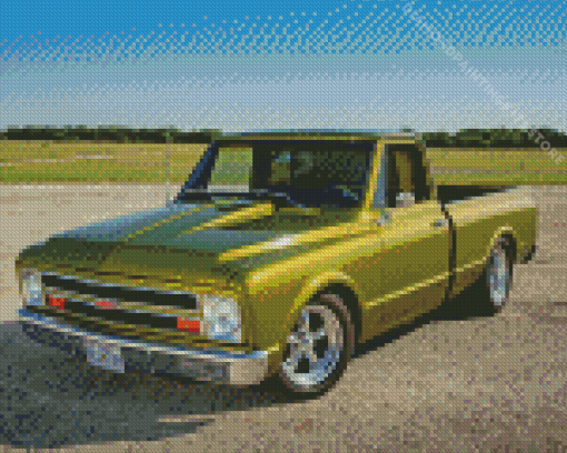 67c10 Chevy 5D Diamond Painting