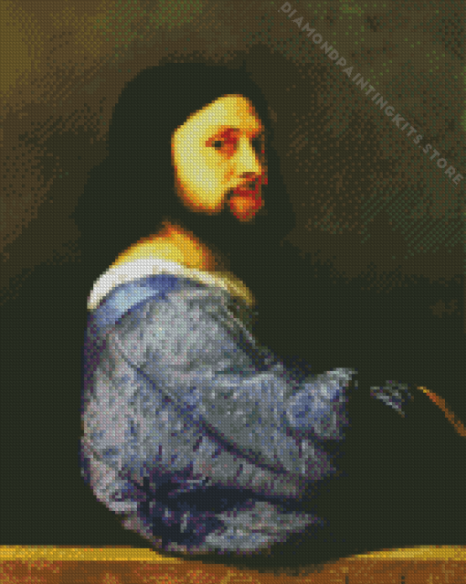 A Man With a Quilted Sleeve by Tiziano 5D Diamond Painting