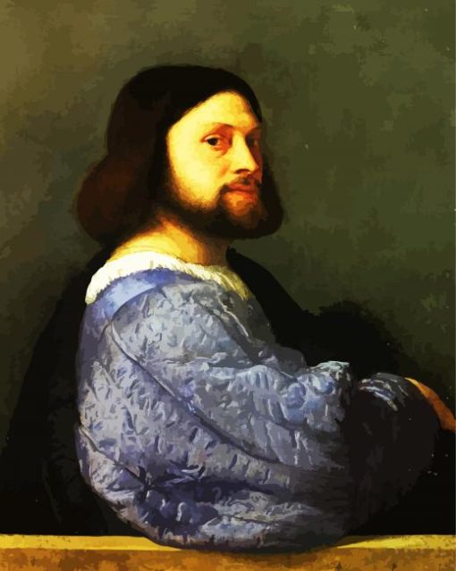 A Man With a Quilted Sleeve by Tiziano 5D Diamond Painting