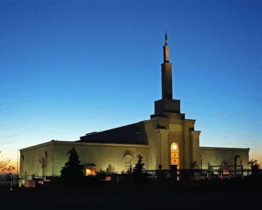 The Albuquerque Temple 5D Diamond Painting