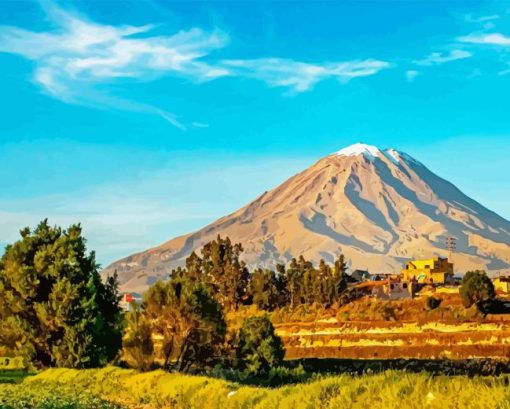 Arequipa Landscape 5D Diamond Painting